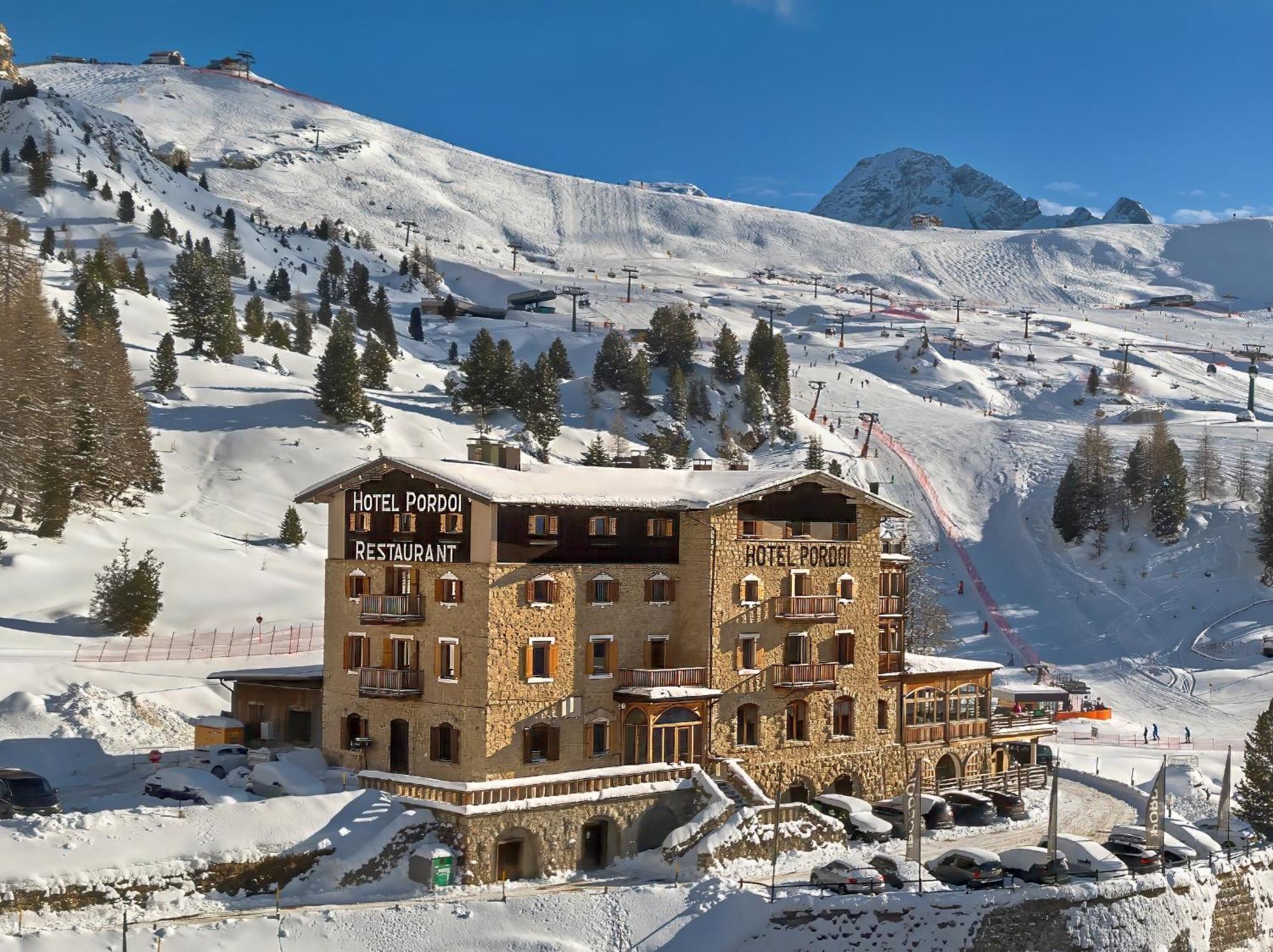 Hotel Pordoi Passo Pordoi Vegetarian Hotel Canazei Zewnętrze zdjęcie